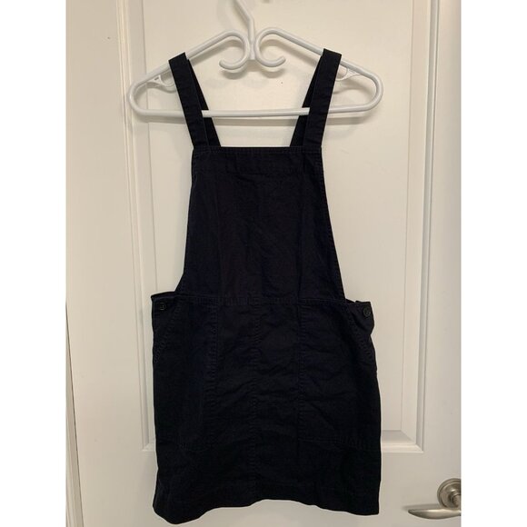 frank + oak overalls skirt dress black XS With Pockets - Picture 2 of 10